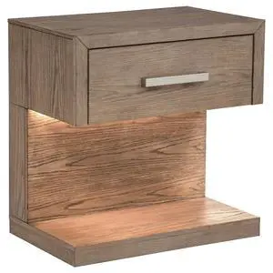Gibbons Barley Brown 1-Drawer Nightstand Bedside Table Gibbons Barley Brown 1-Drawer Nightstand Bedside Table