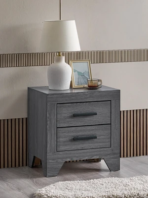 Plano Nightstand , Gray Plano Nightstand , Gray