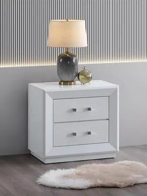 Mars Nightstand White Mars Nightstand White