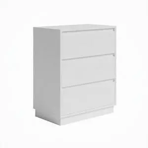 Set Of 2, 23.6 Wide White Large Morden Wood Nightstand With 3 Drawers Set Of 2, 23.6 Wide White Large Morden Wood Nightstand With 3 Drawers