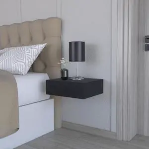 Nightstand Isola, Bedroom, Black Nightstand Isola, Bedroom, Black