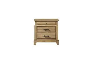 2 Drawer Nightstand W/ Tray - Caramel Finish 2 Drawer Nightstand W/ Tray - Caramel Finish