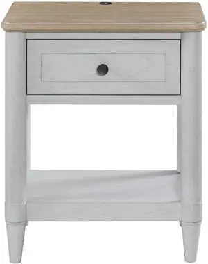 Small Teen Nightstand - Cement And Sand Small Teen Nightstand - Cement And Sand