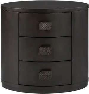 3 Drawer Oval Nightstand 3 Drawer Oval Nightstand