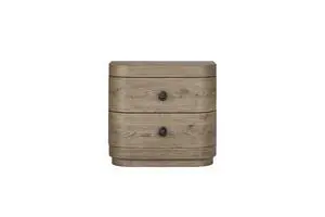 Large 2-Drawer Nightstand In English Knotty Oak Large 2-Drawer Nightstand In English Knotty Oak