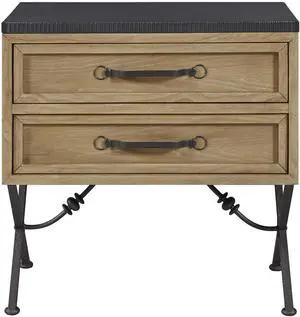 2 Drawer Nightstand - Cashew 2 Drawer Nightstand - Cashew