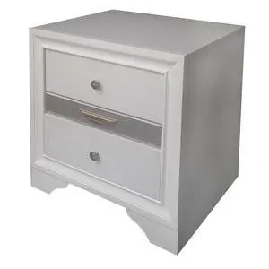 Naima White Finish Nightstand Naima White Finish Nightstand
