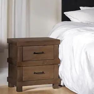 Adams Antique Oak Finish Nightstand Adams Antique Oak Finish Nightstand