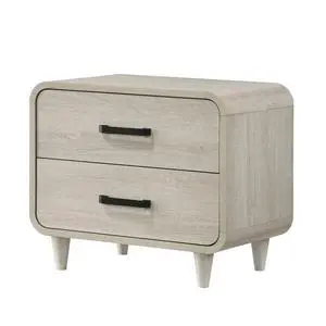 1Pc Contemporary White Finish Ample Drawer Space Two Drawers Nightstand Storage Wooden Furniture Antique White Color 1Pc Contemporary White Finish Ample Drawer Space Two Drawers Nightstand Storage Wooden Furniture Antique White Color