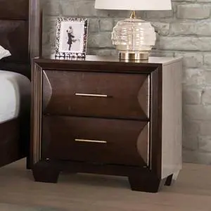 Transitional Style Espresso Finish Nightstand 1Pc English Front And French Back Dovetail Drawers Bedroom Furniture Transitional Style Espresso Finish Nightstand 1Pc English Front And French Back Dovetail Drawers Bedroom Furniture