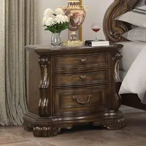 Traditional Style 1Pc Nightstand Ball Bearing Glide Extended Corbels French And English Dovetail Drawers Usb Port Dark Brown Finish Bedroom Furniture Traditional Style 1Pc Nightstand Ball Bearing Glide Extended Corbels French And English Dovetail Drawers Usb Port Dark Brown Finish Bedroom Furniture