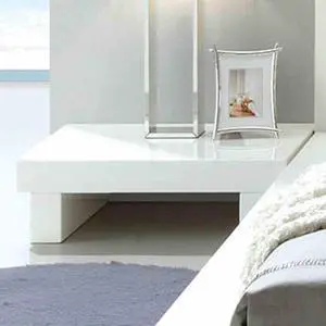 Contemporary Style 1Pc Nightstand High Gloss Lacquer Coating White Finish Bedroom Furniture Contemporary Style 1Pc Nightstand High Gloss Lacquer Coating White Finish Bedroom Furniture
