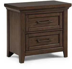 1Pc Contemporary Rich Wood Finish Two Drawers Nightstand Wooden Bedroom Furniture Metal Pull Brown 1Pc Contemporary Rich Wood Finish Two Drawers Nightstand Wooden Bedroom Furniture Metal Pull Brown