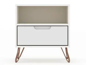 Nightstand In White Nightstand In White