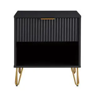 Nightstand In Black Nightstand In Black