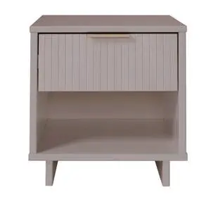 Nightstand In Light Gray Nightstand In Light Gray