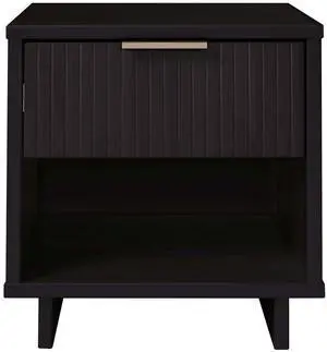 Nightstand In Black Nightstand In Black