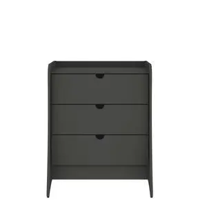 Nightstand In Charcoal Gray Nightstand In Charcoal Gray