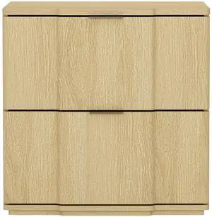 Nightstand In Natural And Gold Nightstand In Natural And Gold