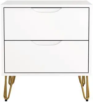 Nightstand In White Nightstand In White