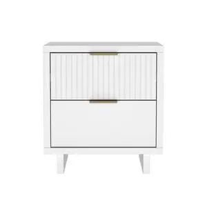 Nightstand In White Nightstand In White