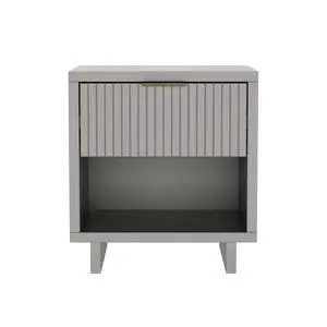 Nightstand In Light Gray Nightstand In Light Gray