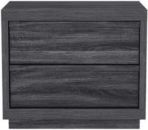 Nightstand In Charcoal Gray Nightstand In Charcoal Gray