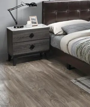 Bedroom Furniture Contemporary Look Grey Color Nightstand Drawers Bed Side Table Plywood Bedroom Furniture Contemporary Look Grey Color Nightstand Drawers Bed Side Table Plywood