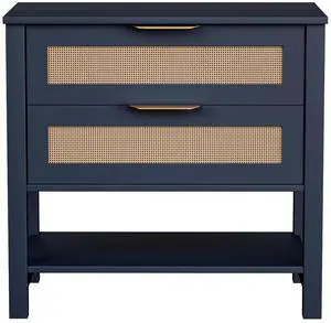 Rattan Nightstand With 2 Drawers And Storage Shelf Boho Bedside Narrow Side Table For Bedroom Rattan Nightstand With 2 Drawers And Storage Shelf Boho Bedside Narrow Side Table For Bedroom