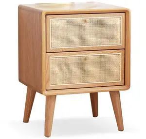 Pure Solid Wood Bedside Cabinet Modern Simple Nightstands North America Oak Bedside Cabinet Nordic Bedroom Solid Oak Storage Cabinet 0.4M Pure Solid Wood Bedside Cabinet Modern Simple Nightstands North America Oak Bedside Cabinet Nordic Bedroom Solid Oak Storage Cabinet 0.4M