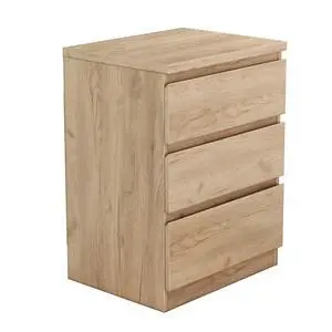 19.7-Inch Natural Nightstand With 3 Drawers, Beside Table With Drawers Handle Free Design,Thickened Top Plate,Small Side Table Storage Cabinet 3 Drawer Night Stand For Bedroom,Living Room 19.7-Inch Natural Nightstand With 3 Drawers, Beside Table With Drawers Handle Free Design,Thickened Top Plate,Small Side Table Storage Cabinet 3 Drawer Night Stand For Bedroom,Living Room