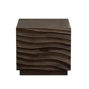 Solid Wood Nightstands Set Of 2, Bedside Table With 2 Drawers, No Handles, Sofa End Table For Living Room, Bedrooms,Brown Solid Wood Nightstands Set Of 2, Bedside Table With 2 Drawers, No Handles, Sofa End Table For Living Room, Bedrooms,Brown