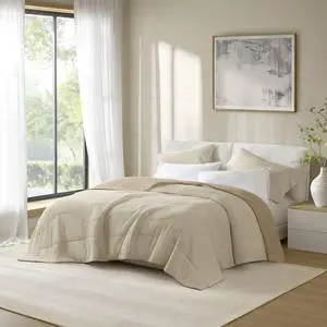 1-Piece Full/Queen Reversible Tencel Comforter Blanket,Linen 1-Piece Full/Queen Reversible Tencel Comforter Blanket,Linen