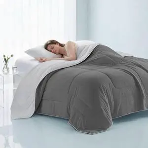 1 Piece King Down Alternative Comforter,Grey 1 Piece King Down Alternative Comforter,Grey