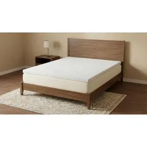 Klamath White Eastern King 3-inch Memory Foam Mattress Topper Klamath White Eastern King 3-inch Memory Foam Mattress Topper