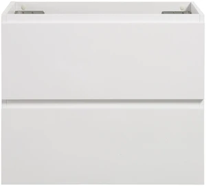 Wall Mount Vanity Without Basin, Color with Two Drawers Pre Assembled, White, Melamine, Vanities Wall Mount Vanity Without Basin, Color with Two Drawers Pre Assembled, White, Melamine, Vanities