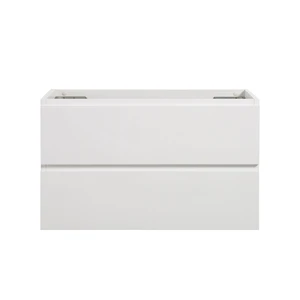 Wall Mount Cabinet Without Basin, Color with Two Drawers Pre Assembled, White, Melamine, Vanities Wall Mount Cabinet Without Basin, Color with Two Drawers Pre Assembled, White, Melamine, Vanities