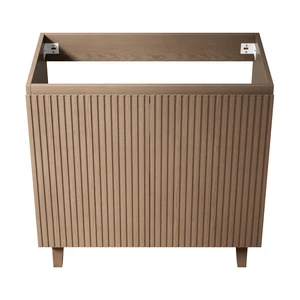 36 Inch Freestanding Storge Cabinet with Double Striped Doors, Basin and Top Faucet Drain Set and Sink Cover Heidelberg 36 Inch Freestanding Storge Cabinet with Double Striped Doors, Basin and Top Faucet Drain Set and Sink Cover Heidelberg