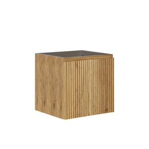 24 Inch Vanity Cabinet Without Sink Oak Wall Mounted Floating Folding Vanity with Doors, Golden Oak, MDF 24 Inch Vanity Cabinet Without Sink Oak Wall Mounted Floating Folding Vanity with Doors, Golden Oak, MDF