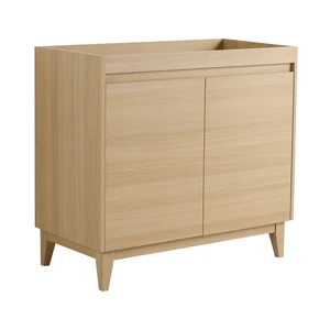 36 Inch Freestanding Vanity Only the Vanity, Oak, MDF, Vanities 36 Inch Freestanding Vanity Only the Vanity, Oak, MDF, Vanities