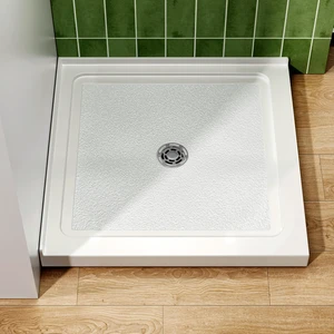 36 Inch Acrylic Shower Base, Center Drain Non-Slip Surface, White, Shower Bases Pans 36 Inch Acrylic Shower Base, Center Drain Non-Slip Surface, White, Shower Bases Pans