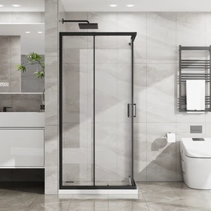 36 Inch 72 Inch Expandable Square Shower Enclosure, Sliding Corner Shower Door with SGCC Tempered Glass 36 Inch 72 Inch Expandable Square Shower Enclosure, Sliding Corner Shower Door with SGCC Tempered Glass
