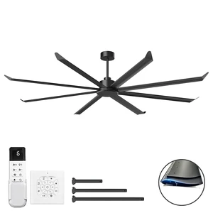 Large Size Motor Ceiling Fan with Aluminum Blades, Speed Remote Control Adjust Height Down Rods Commercial Ceiling Fan Large Size Motor Ceiling Fan with Aluminum Blades, Speed Remote Control Adjust Height Down Rods Commercial Ceiling Fan