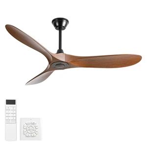 52 in Ceiling Fan Without Lights, Equipped with Wall Control and Remote Control Speed Settings Reverse Motor 3 Piece 52 in Ceiling Fan Without Lights, Equipped with Wall Control and Remote Control Speed Settings Reverse Motor 3 Piece