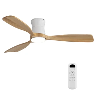 48 Inch Ceiling Fan, Dimmable Memory Function Reversible Motor Solid Blades for and Living, White, Solid Wood, Fans 48 Inch Ceiling Fan, Dimmable Memory Function Reversible Motor Solid Blades for and Living, White, Solid Wood, Fans