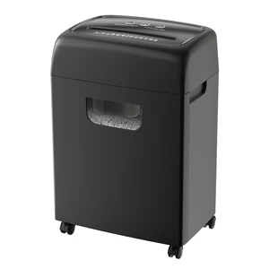 Paper Shredder, Sheet High Security Level Heavy Duty Paper Card Shredder for 5.28 Gallons Pullout Waste Bin ETL, Black Paper Shredder, Sheet High Security Level Heavy Duty Paper Card Shredder for 5.28 Gallons Pullout Waste Bin ETL, Black