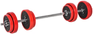 Adjustable Dumbbell Set, 44 LBS Convertible Barbell Weight Set for Gym Women and Men Weight Lifting Training, Wine Red Adjustable Dumbbell Set, 44 LBS Convertible Barbell Weight Set for Gym Women and Men Weight Lifting Training, Wine Red