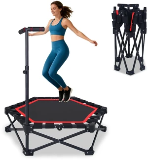 42 Inch Foldable Mini Trampoline, One Step Fold and Open Rebounder Trampoline for Adults 330 LBS Max Load 3 Level 42 Inch Foldable Mini Trampoline, One Step Fold and Open Rebounder Trampoline for Adults 330 LBS Max Load 3 Level