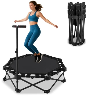 50 Inch Foldable Trampoline, One Step Fold and Open Rebounder Trampoline for Adults 330 LBS Max Load 3 Level Adjustable 50 Inch Foldable Trampoline, One Step Fold and Open Rebounder Trampoline for Adults 330 LBS Max Load 3 Level Adjustable
