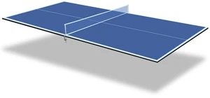 8 ft Mid Size Ping Pong Conversion Top Foldable and Portable Table Tennis Table Top for Indoor Games, Blue, MDF 8 ft Mid Size Ping Pong Conversion Top Foldable and Portable Table Tennis Table Top for Indoor Games, Blue, MDF